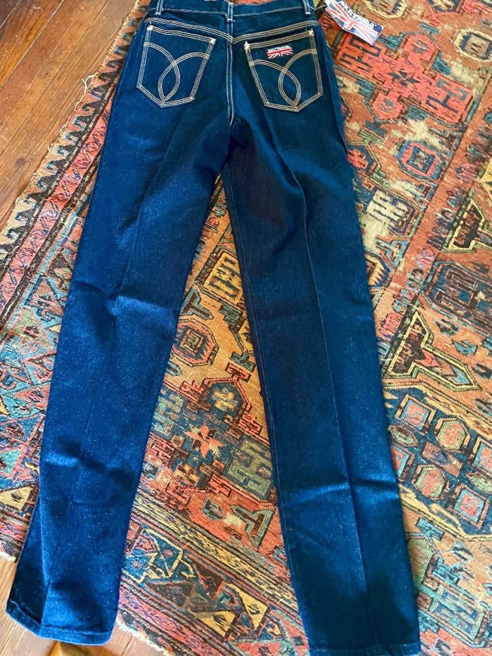 80s NWT Brittania Dark Wash High Rise Jeans Size 10Long